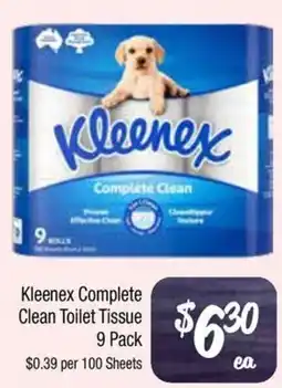Farmer Jack's Kleenex Complete Clean Toilet Tissue offer