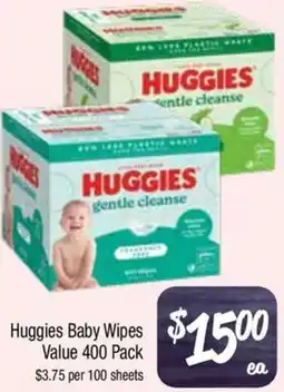 Farmer Jack's Huggies Baby Wipes offer