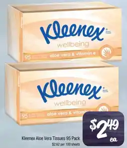 Farmer Jack's Kleenex Aloe Vera Tissues offer
