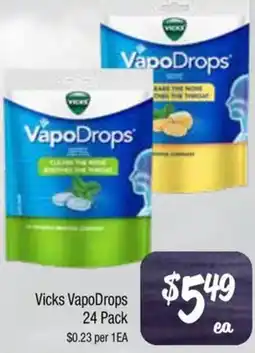 Farmer Jack's Vicks VapoDrops offer