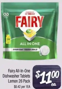 Farmer Jack's Fairy All-In-One Dishwasher Tablets offer