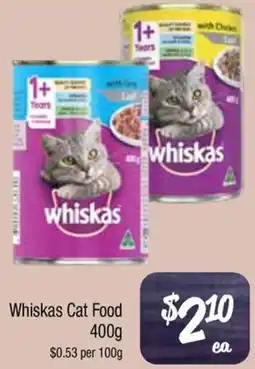 Farmer Jack's Whiskas Cat Food offer