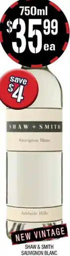 Farmer Jack's Shaw & smith sauvignon blanc offer