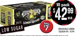 Farmer Jack's Brookvale lemon squash 6% 10 pk offer