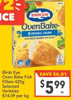 Supa Valu Birds Eye Oven Bake Fish Fillets offer