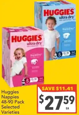 Supa Valu Huggies Nappies offer