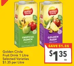 Supa Valu Golden Circle Fruit Drink offer