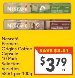 Supa Valu Nescafé farmers origins coffee offer