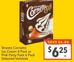 Supa Valu Streets Cornetto Ice Cream k offer