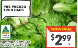 Supa Valu Australian Baby Cos Lettuce offer