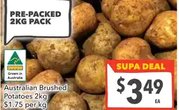 Supa Valu Australian Brushed Potatoes offer