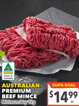 Australian premium beef mince