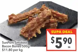 Supa Valu SunPork Smoked Bacon Bones offer