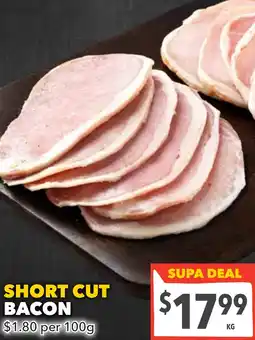 Supa Valu Short cut bacon offer