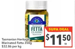 Supa Valu Tasmanian Heritage Marinated Fetta offer