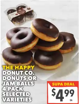 Supa Valu The happy donut co. donuts or jam balls offer
