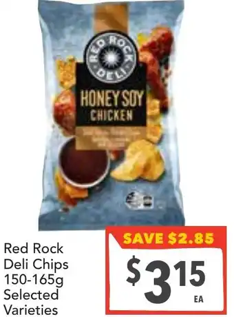 Supa Valu Red Rock Deli Chips offer