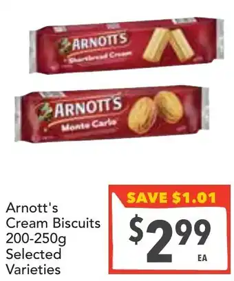 Supa Valu Arnott's Cream Biscuits offer