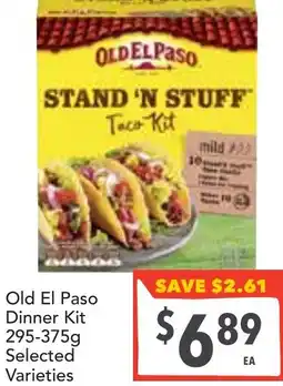 Supa Valu Old El Paso Dinner Kit offer