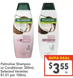 Supa Valu Palmolive Shampoo or Conditioner offer