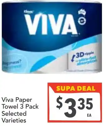 Supa Valu Viva Paper Towel offer