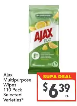 Supa Valu Ajax Multipurpose Wipes offer