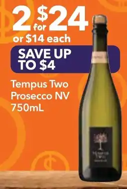 Supa Valu Tempus Two Prosecco NV offer