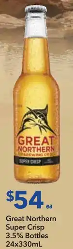 Great Northern Super Crisp 3.5% Bottles