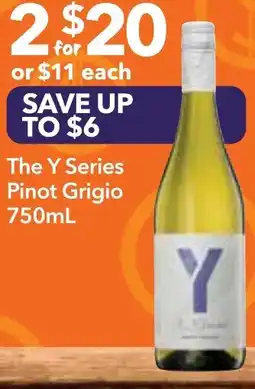 Supa Valu The Y Series Pinot Grigio offer