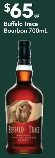 Supa Valu Buffalo Trace Bourbon offer