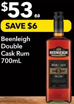 Supa Valu Beenleigh double cask rum offer