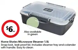 Coles Home Stories Microwave Steamer offer