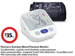 Coles Thomson Scenium Blood Pressure Monitor offer