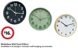 Coles Marketlane Wall Clock offer