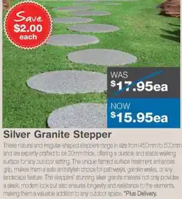 Silver Granite Stepper