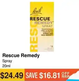 Chempro Rescue Remedy offer