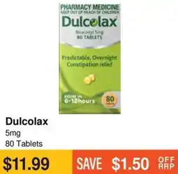Chempro Dulcolax 5mg offer