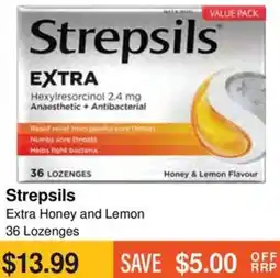 Chempro Strepsils Extra Honey and Lemon offer