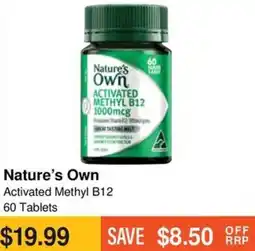 Chempro Nature's Own Activated Methyl B12 offer