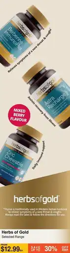 Chempro Herbs of Gold offer