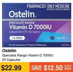Chempro Ostelin Specialist Range Vitamin D offer