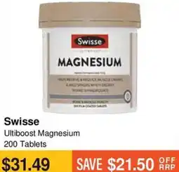 Chempro Swisse Ultiboost Magnesium offer