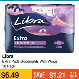 Chempro Libra Extra Pads Goodnights With Wings offer