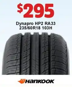 Jax Tyres Dynapro HP2 RA33 offer