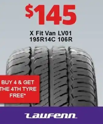 Jax Tyres X Fit Van LV01 offer