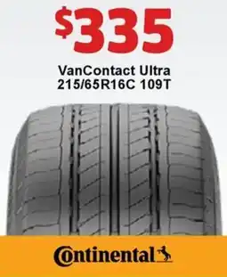 Jax Tyres VanContact Ultra offer