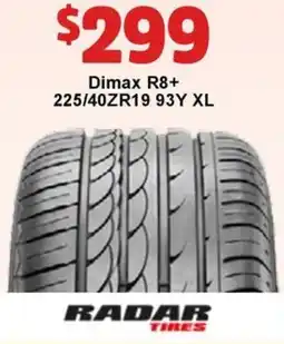 Jax Tyres Dimax R8+ offer