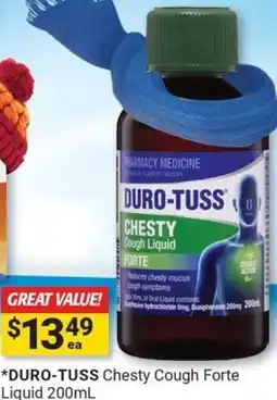 Cincotta Chemist DURO-TUSS Chesty Cough Forte Liquid offer