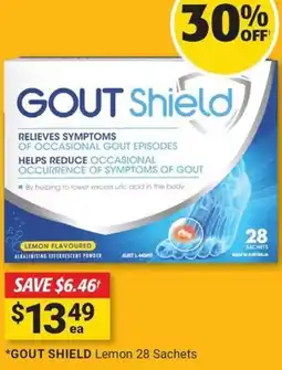 Cincotta Chemist Gout Shield Lemon offer