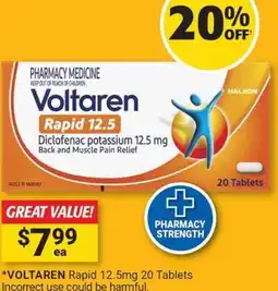 VOLTAREN Rapid 12.5mg